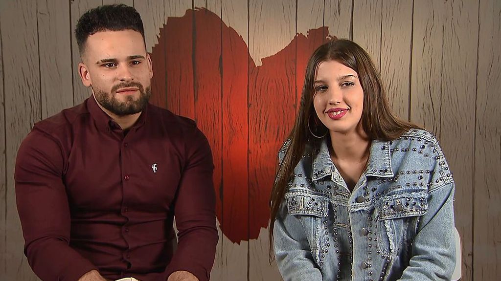 Jesús y Cristina durante su cita en 'First Dates'