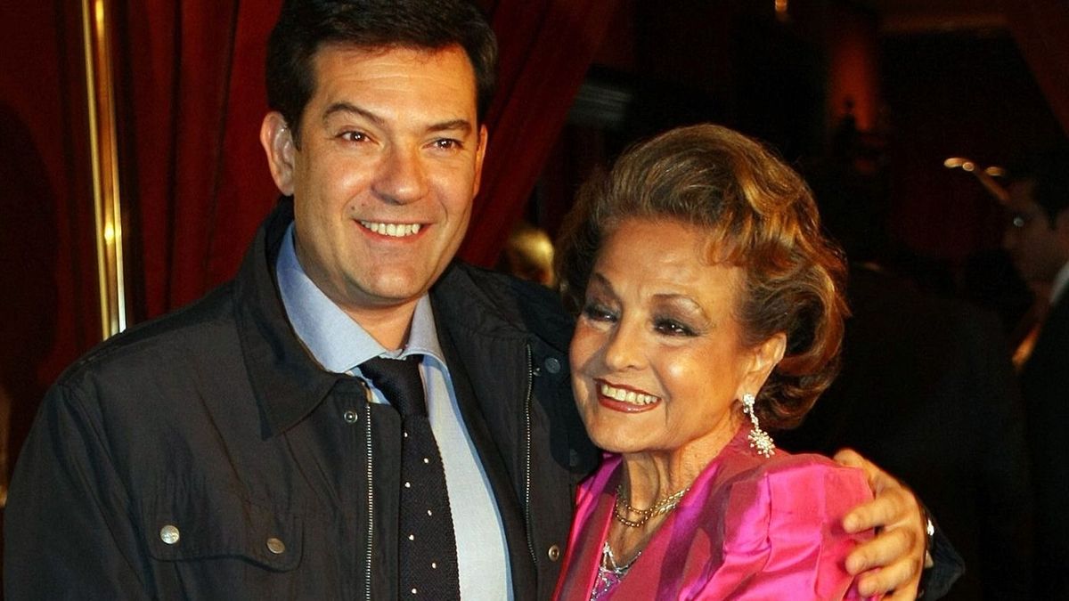Augusto Algueró Junior y su madre, Carmen Sevilla, en una foto de archivo