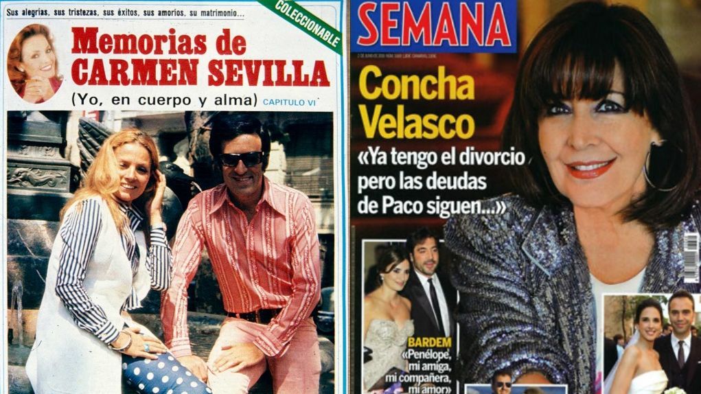 Carmen Sevilla y Concha Velasco, reinas de las portadas