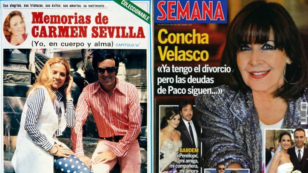 Carmen Sevilla y Concha Velasco, reinas de las portadas