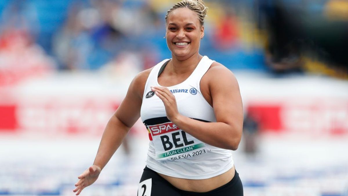 Jolien Boumkwo y una carrera para la posteridad: la lanzadora de peso belga hace los 100 metros valla y ‘salva’ a su país