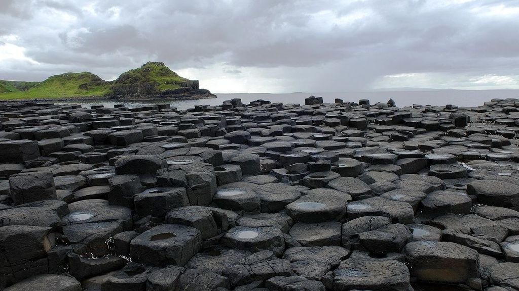 La Calzada de los Gigantes en Irlanda