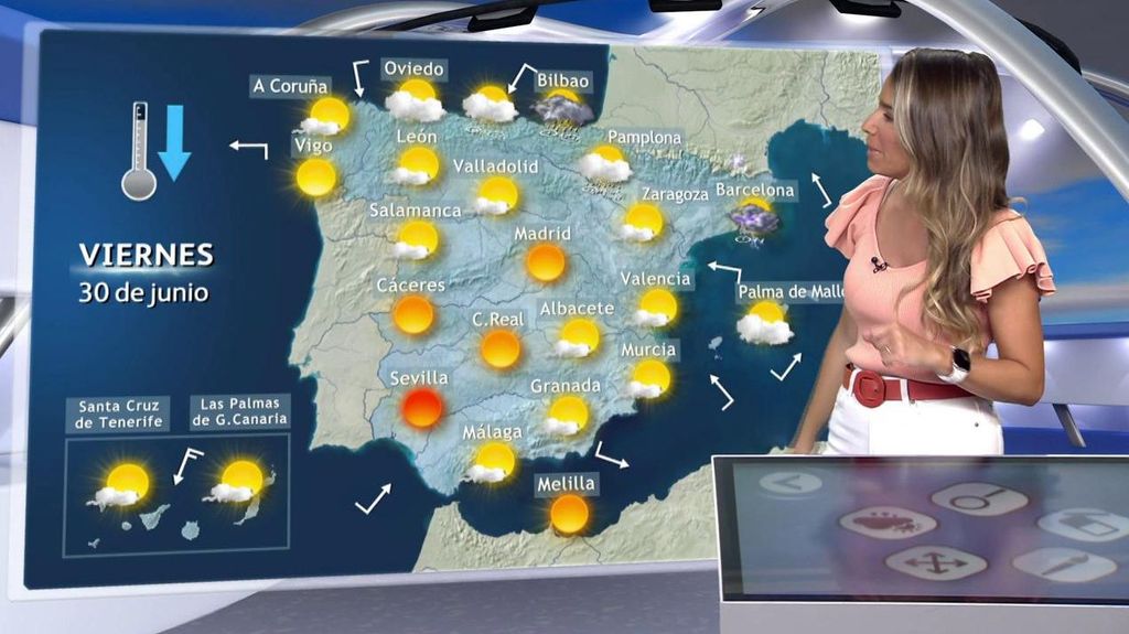 Las temperaturas se desplomarán en toda España el viernes