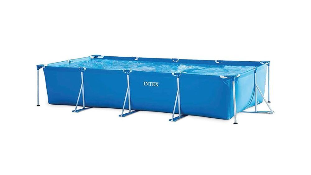 Piscina desmontable rectangular y tubular Intex Small Frame