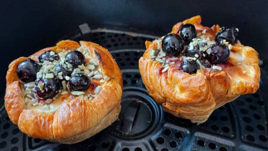 Bollos dulces de croissants.