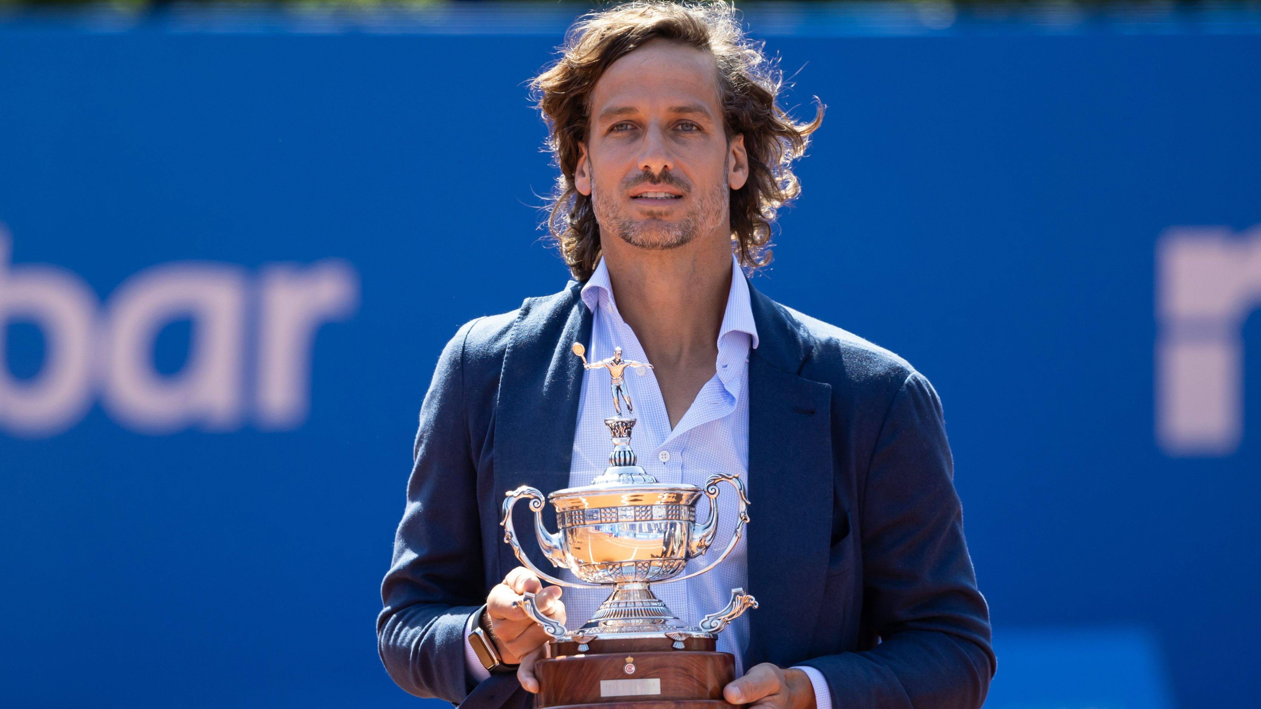 El tenista toledano, homenajeado durante el pasado Torneo del Conde de Godó, en abril