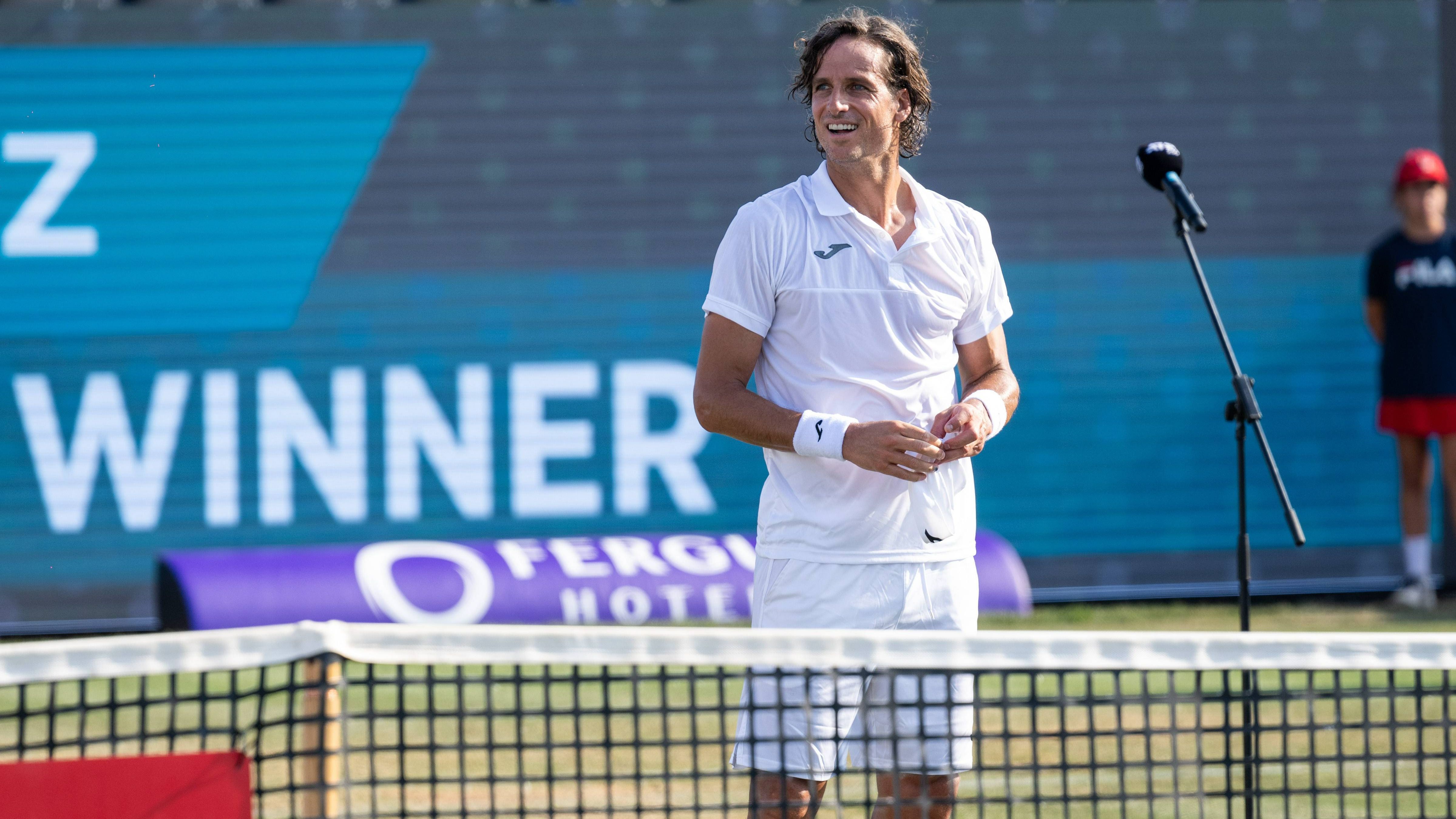 Feliciano López, en el que ha sido su último torneo, el Mallorca Open 2023, en Calviá