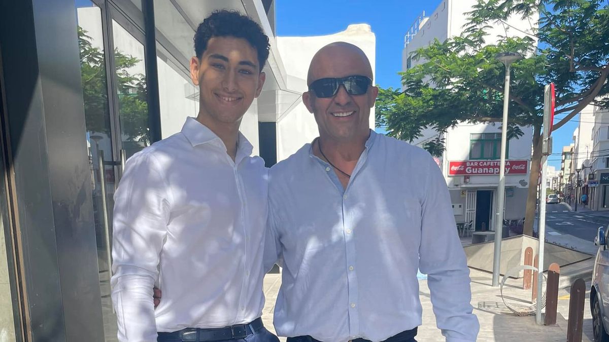 Jorge Quintero posa junto a su padre, del mismo nombre, en una imagen de sus redes sociales