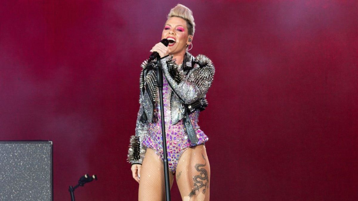 La cantante Pink se queda sin palabras: un fan le lanza las cenizas de su madre en pleno concierto