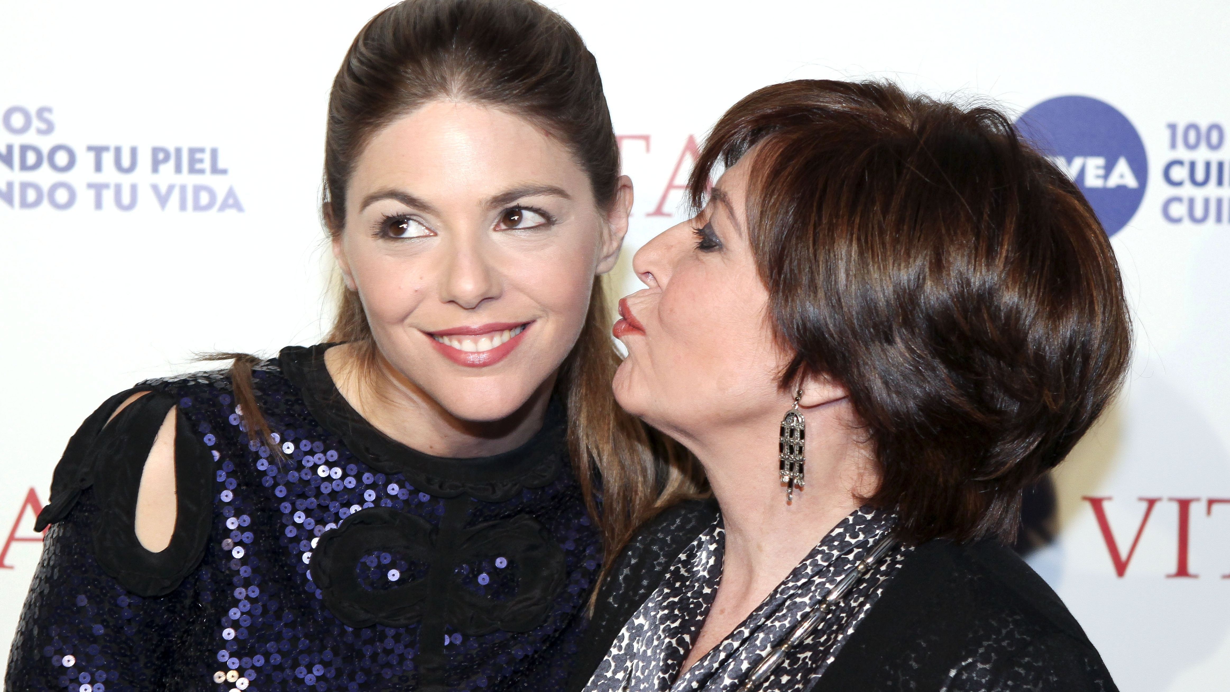 Tía y sobrina, juntas en una imagen de 2012