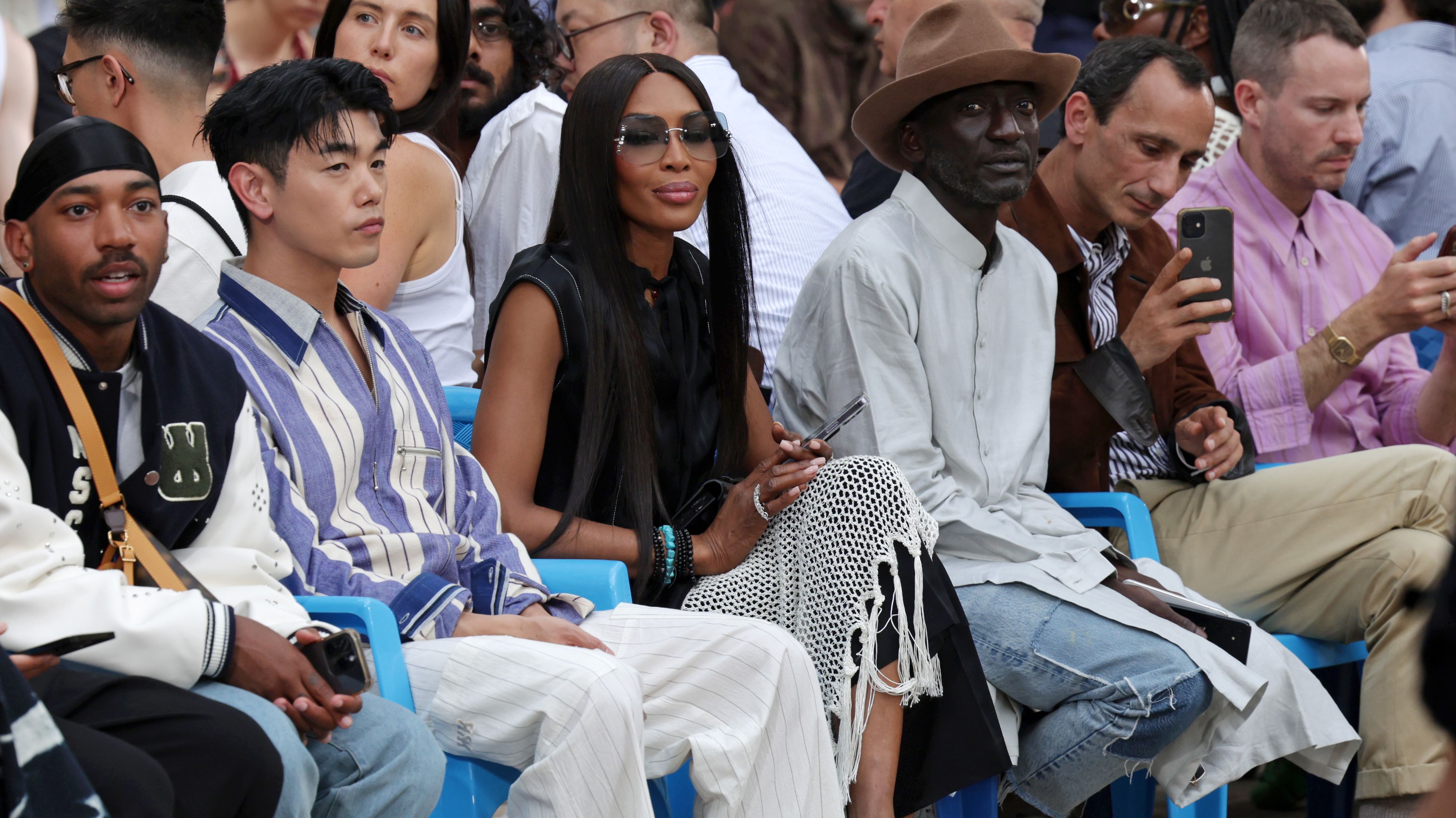 Naomi Campbell, hace apenas nueve días en la Fashion Week de París