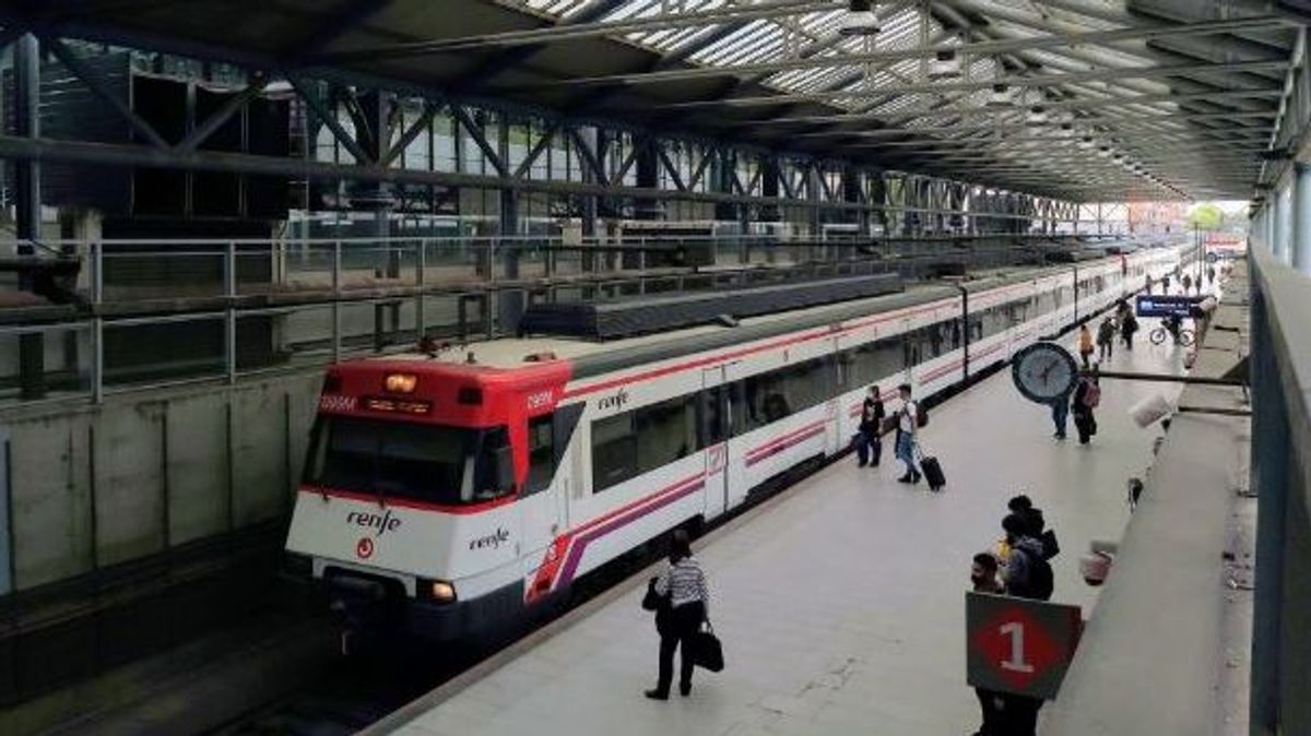 Tren de Cercanías en Madrid