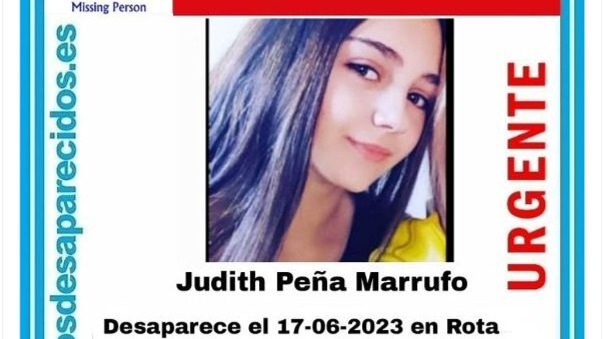 Buscan a Judith Peña Marrufo, de 17 años, desaparecida hace dos semanas en Cádiz