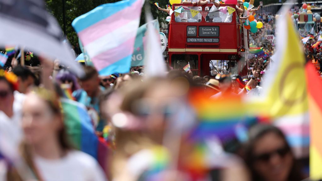 Londres celebra el Orgullo LGTB+ esperando batir el récord de participación: más de un millón de asistentes