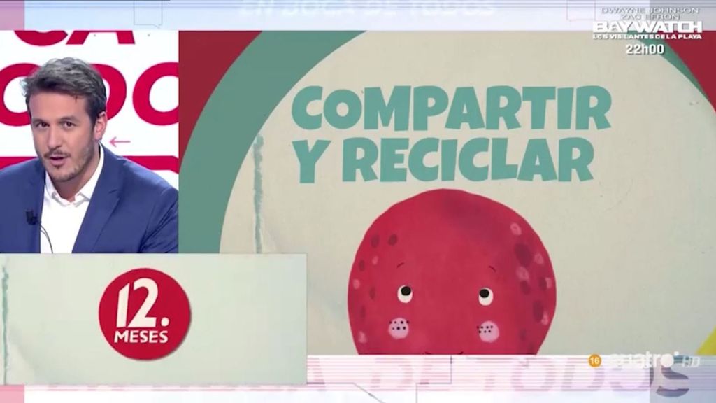 Diego Losada explica el funcionamiento de 12 Meses Comparte y Recicla