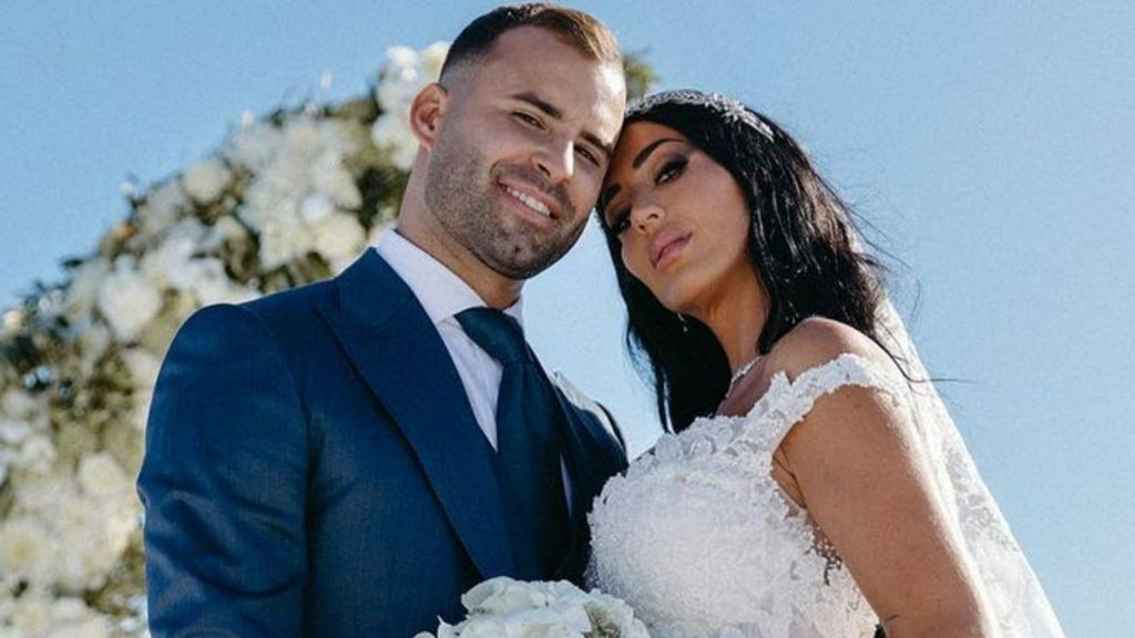 La tierna dedicatoria de Jesé a Aurah en su primer aniversario de boda