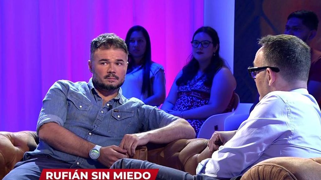 Gabriel Rufián se sincera en 'TEM': "Me da más miedo Yolanda Díaz que Santiago Abascal