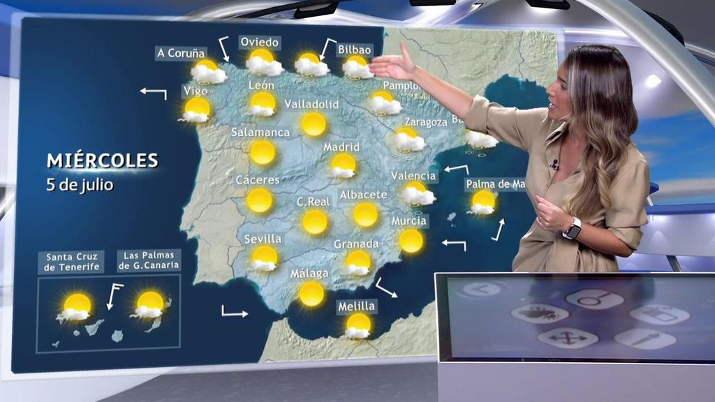 El miércoles se reactivarán las tormentas a la espera de una ola de calor