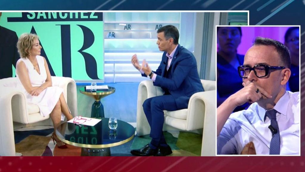 Risto Mejide reflexiona sobre las palabras de Pedro Sánchez a Ana Rosa Quintana en su entrevista