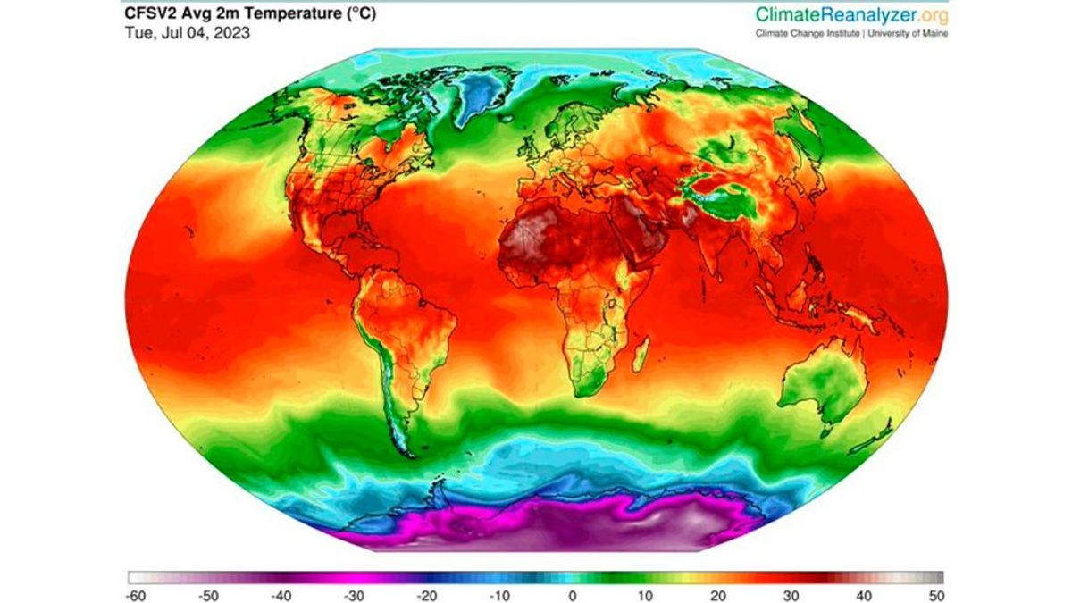 El calor extremo recorre el planeta: lunes y martes, los dos días más cálidos desde que hay registros