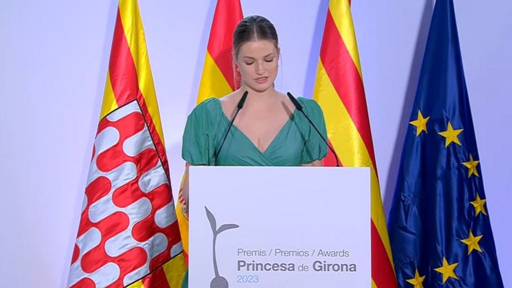El discurso íntegro de la princesa Leonor en los premios Girona