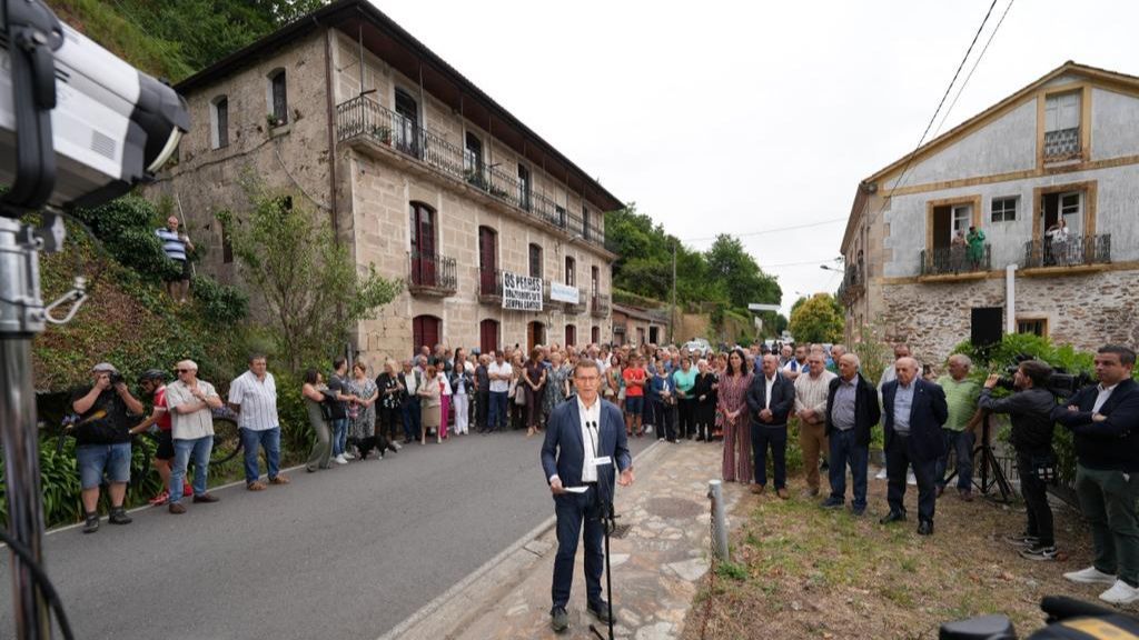 Feijóo arranca la campaña del 23J en Os Peares