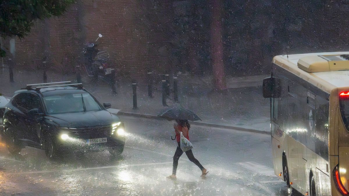 Lluvia en Teruel