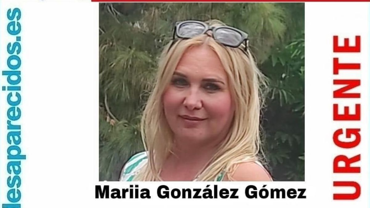 Mariia González, de 45 años de edad, desaparecida en Tenerife