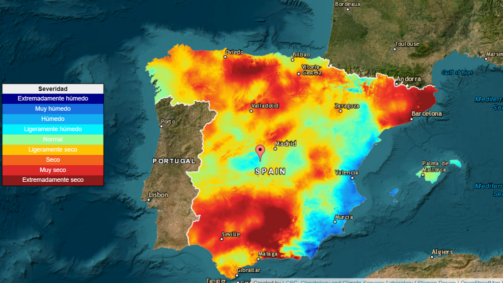 Monitor de sequía meteorológica