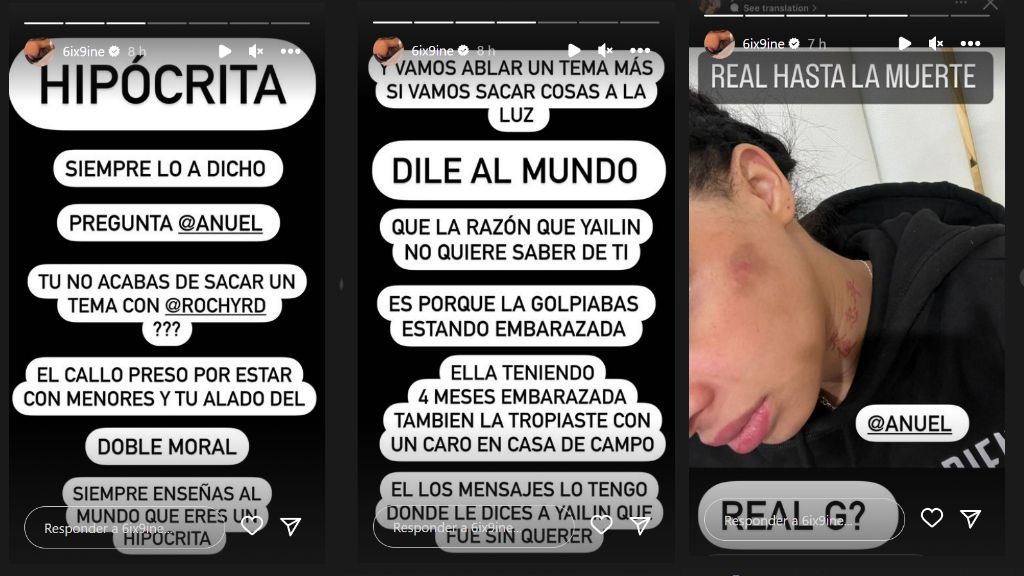 6ix9nine responde a Anuel AA