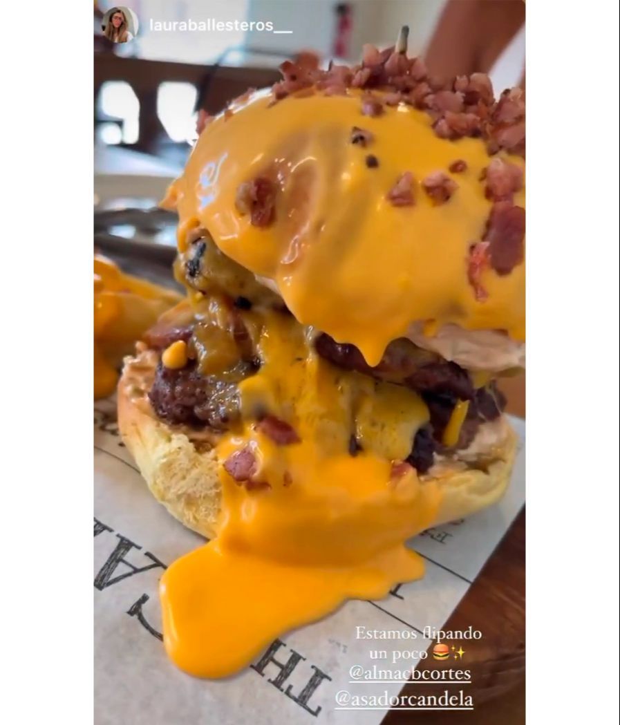 Alma Bollo ha compartido lo que ha comido en compañía de una amiga