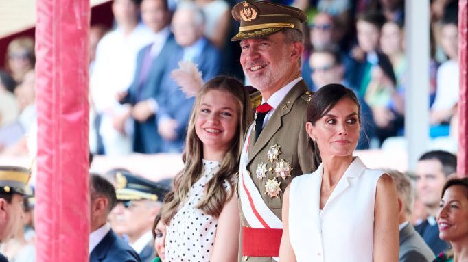 El acto con la princesa Leonor en la Academia Militar de Zaragoza