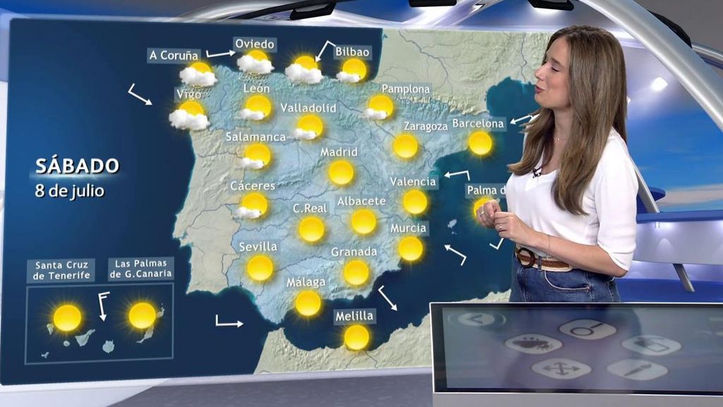 Previsión del tiempo de fin de semana