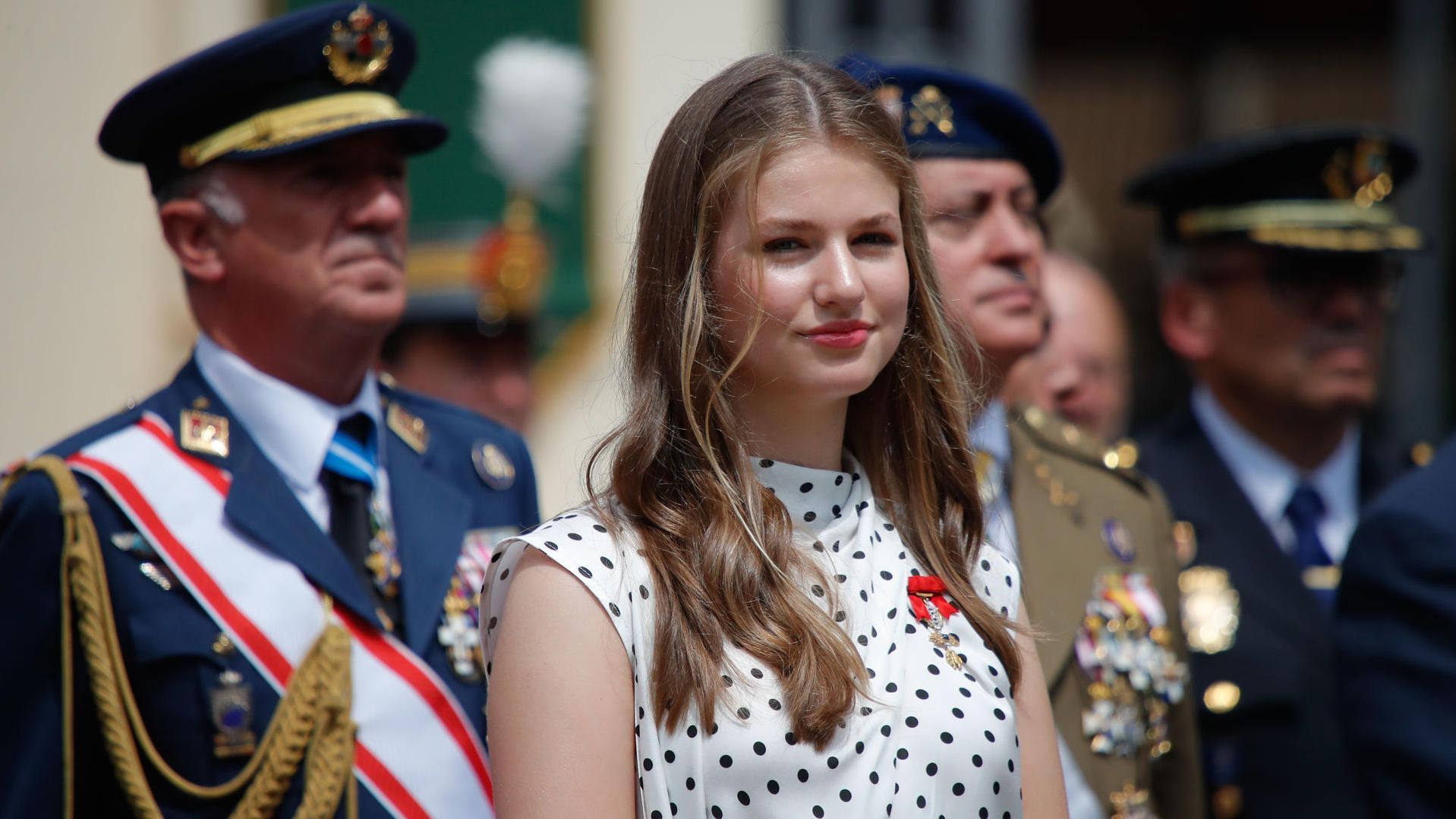 La princesa Leonor visita la Academia Militar de Zaragoza donde pronto desfilará por su patio de armas