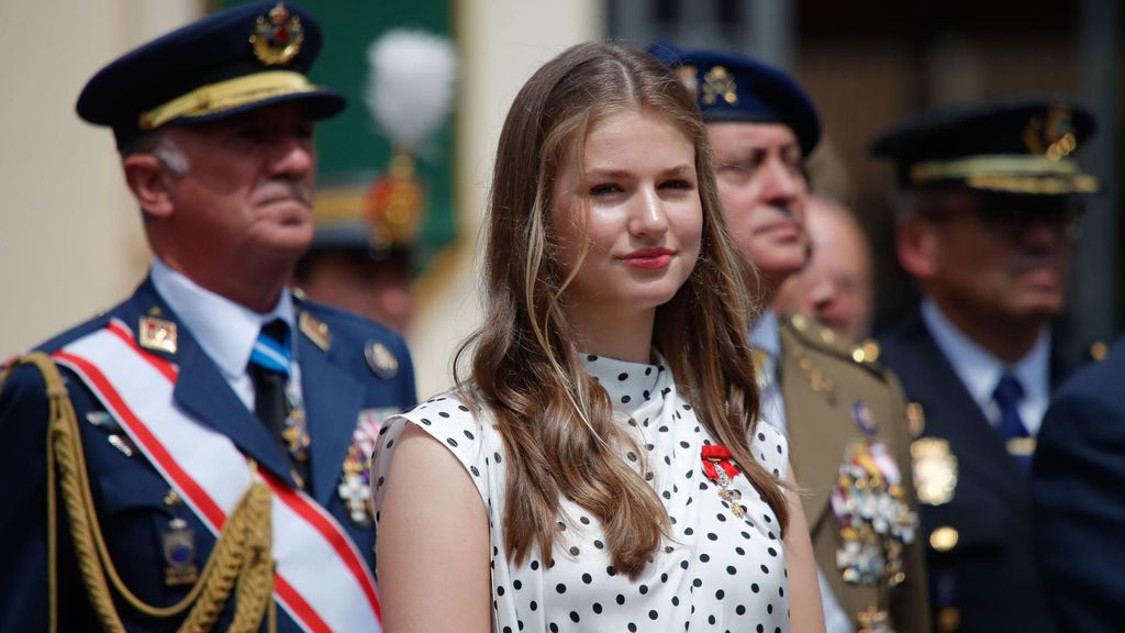 La princesa Leonor visita la Academia Militar de Zaragoza donde pronto desfilará por su patio de armas