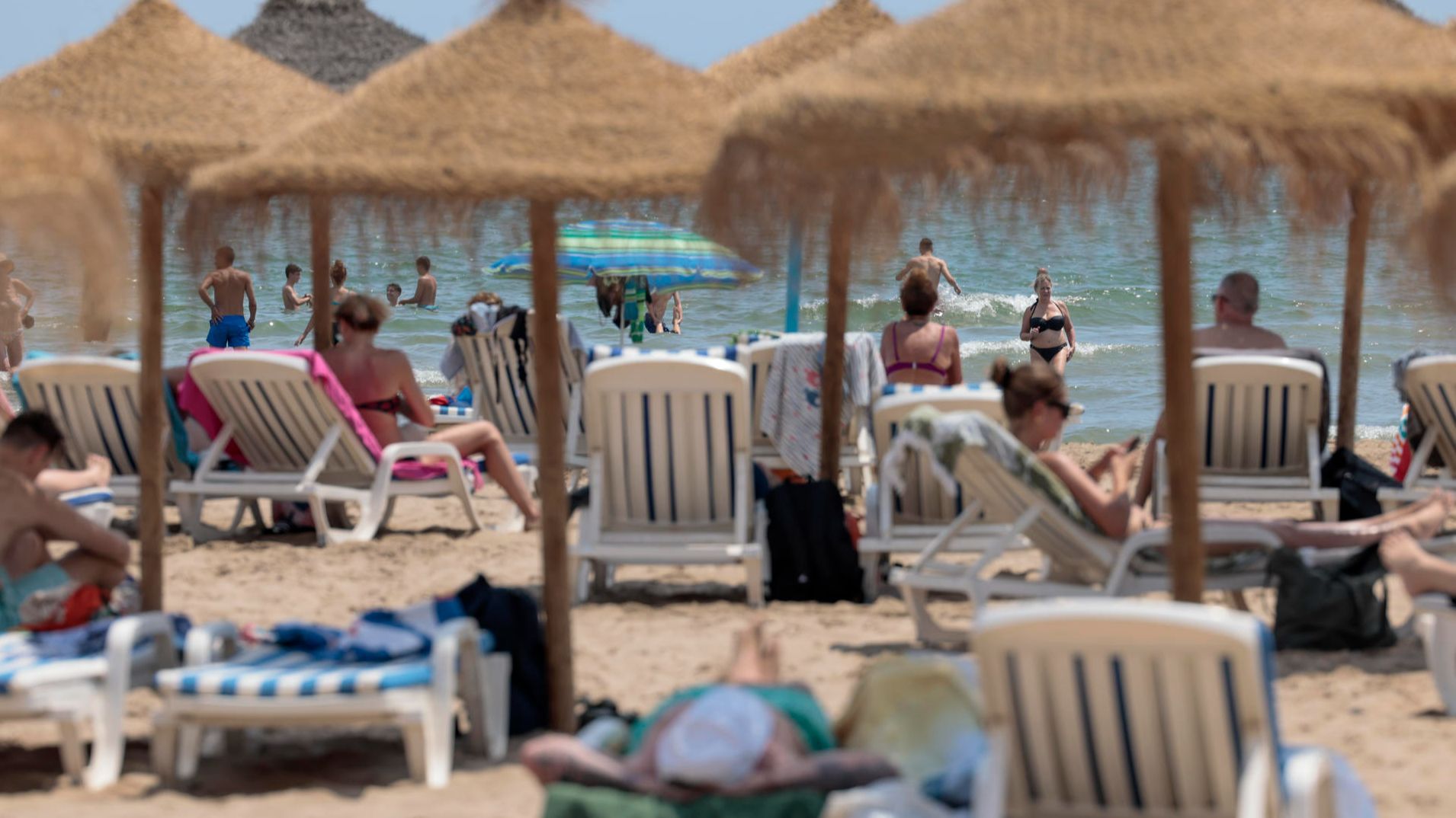 Playa de la Malvarrosa (Valencia) a  3 de julio de 2023