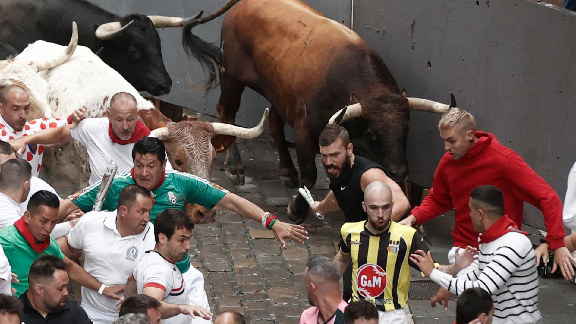 Primer encierro de los sanfermines 2023