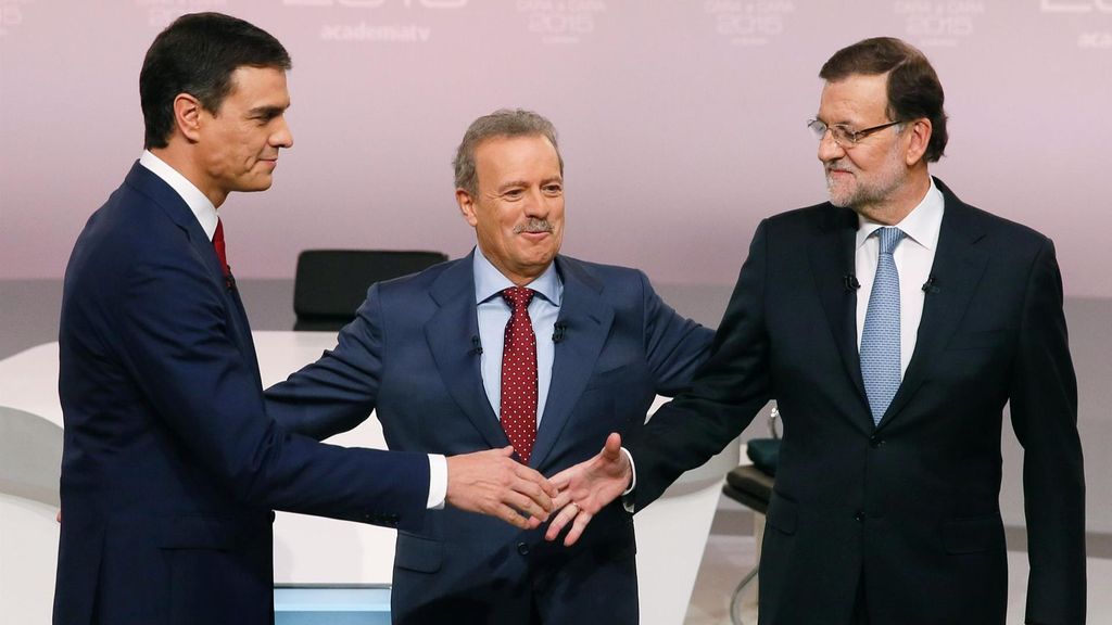 Sánchez y Rajoy en el cara a cara de 2015