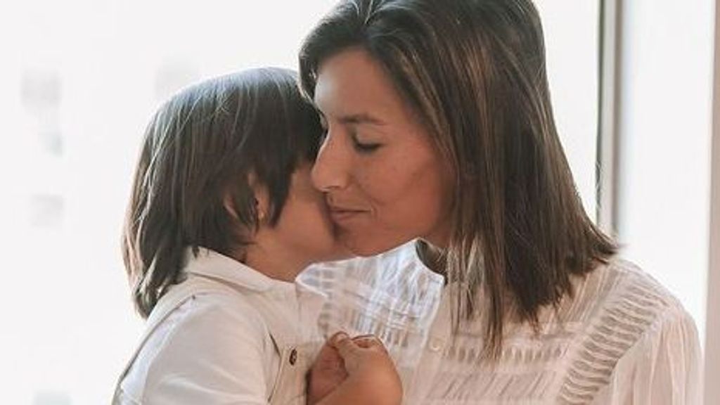 Ana Boyer y su hijo