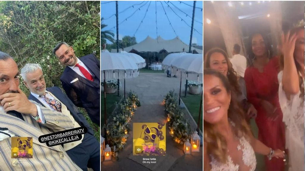 La fiesta de la boda de Raquel Lozano, con muchas caras del universo Telecinco