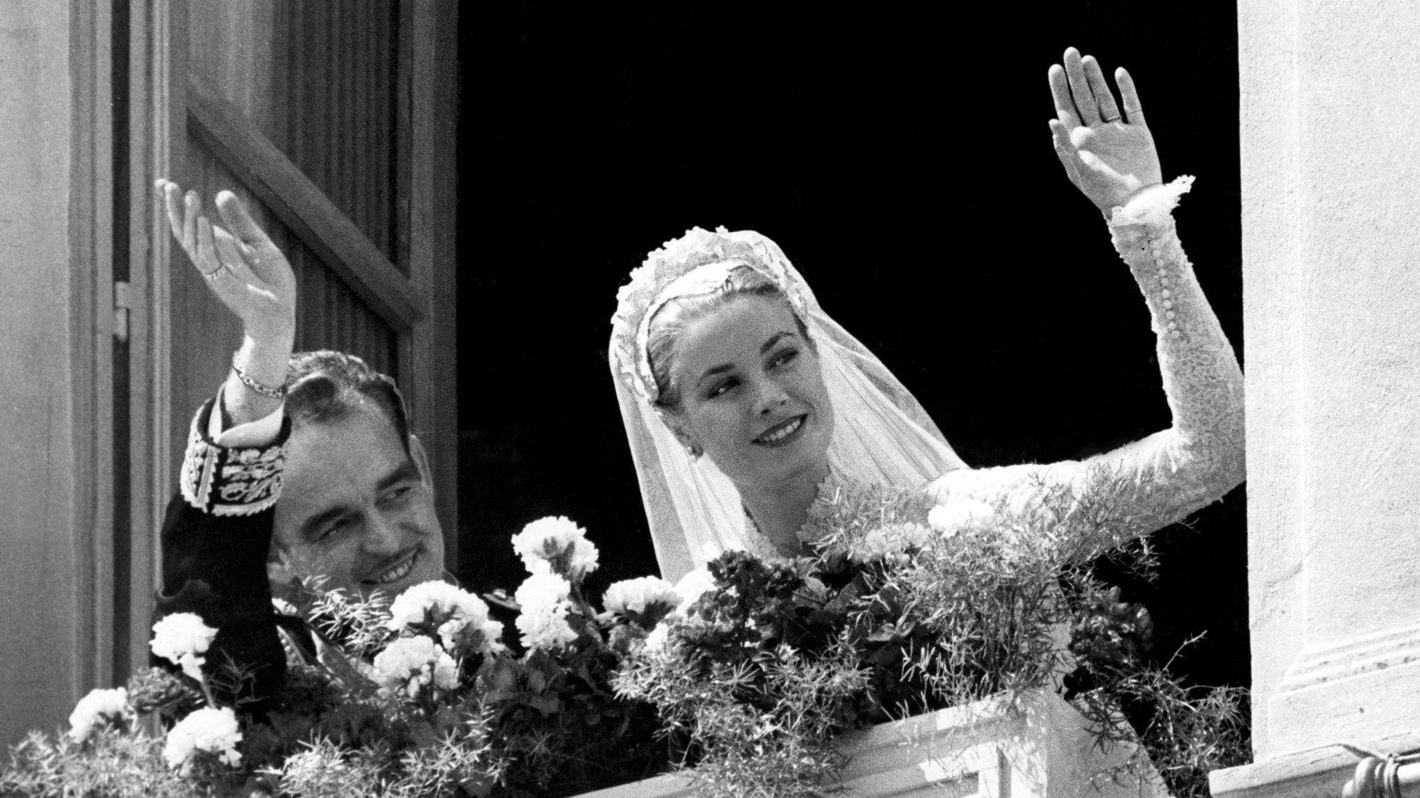 Rainiero de Mónaco y Grace Kelly