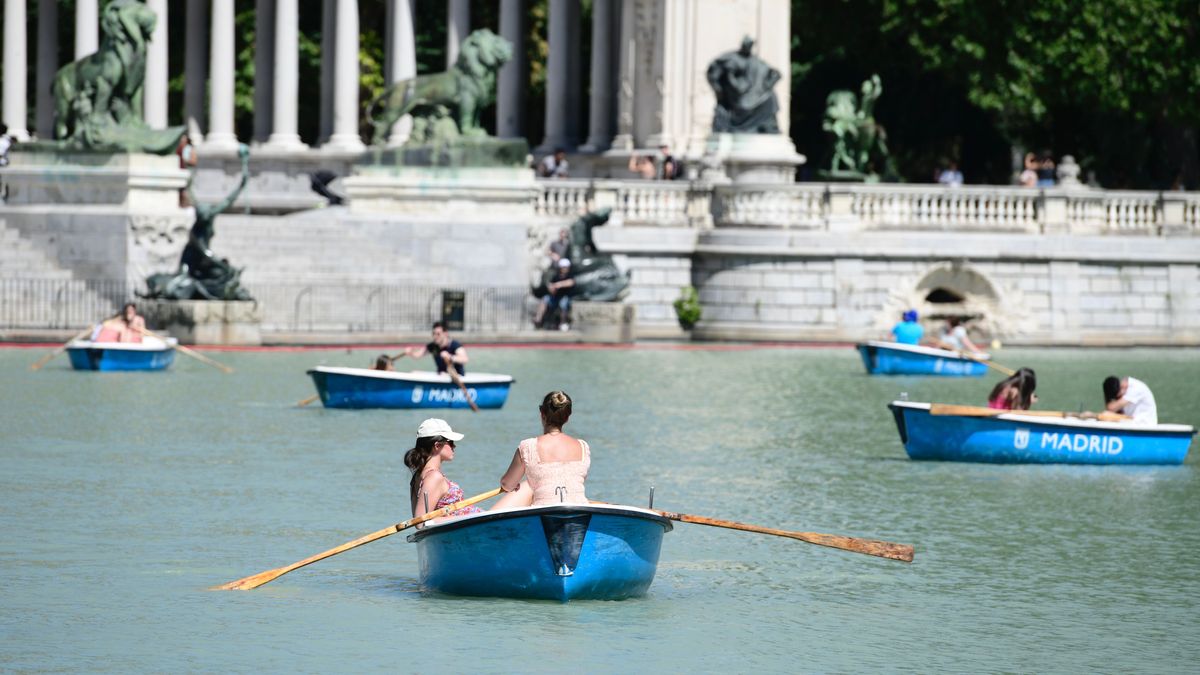 Altas temperaturas en Madrid