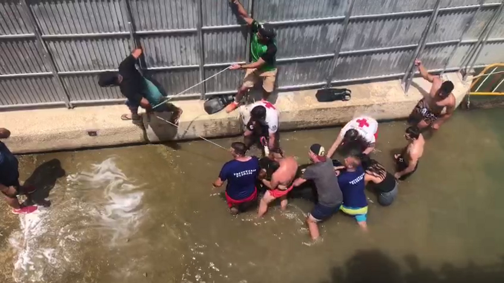 Muere un toro ahogado en la tercera jornada de los Bous a la Mar de Dénia