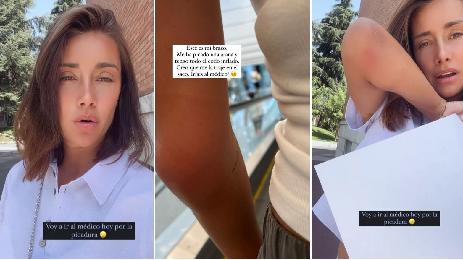 Adara Molinero cuenta que va a ir al médico tras sufrir la picadura de una araña