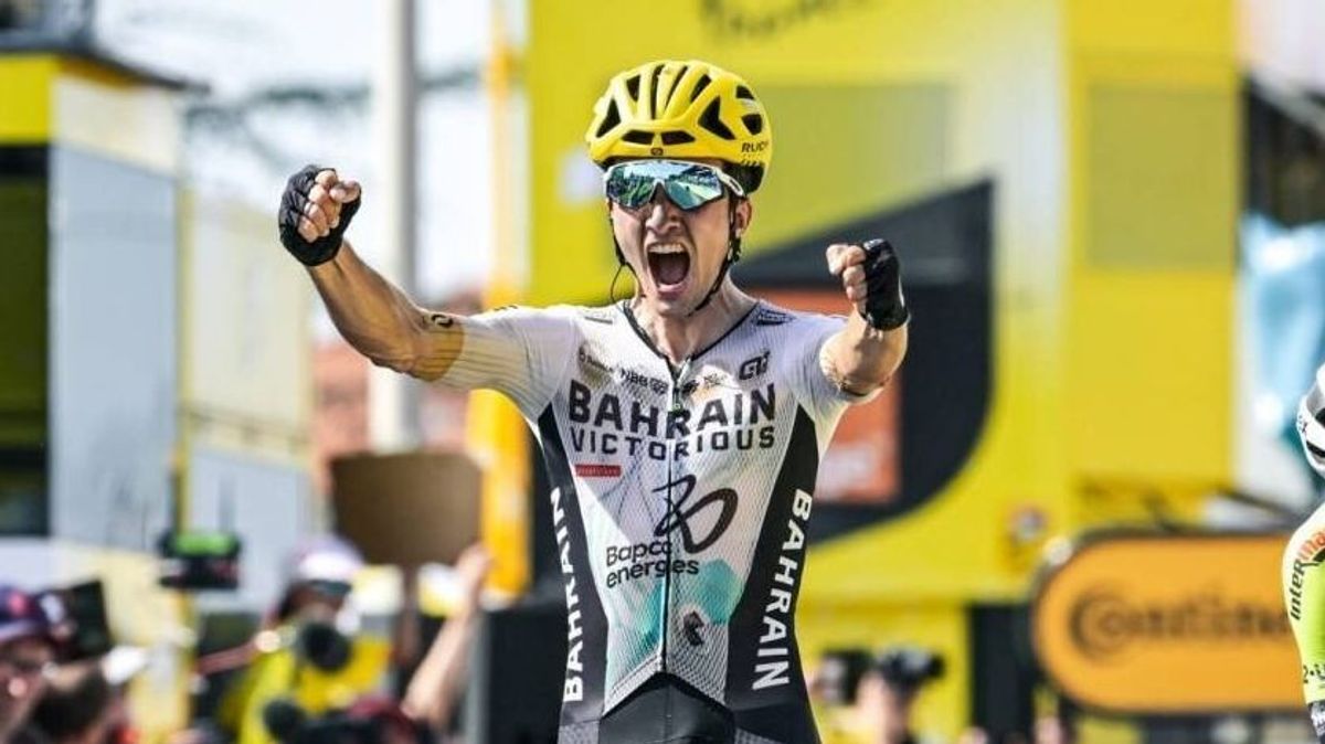 El ciclista español Pello Bilbao vence en la décima etapa del Tour de Francia 2023