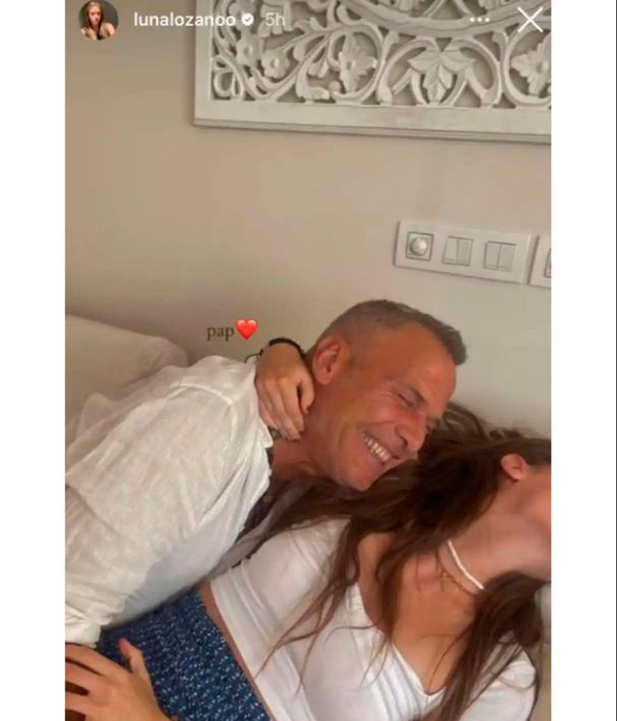 La faceta más tierna de Carlos Lozano con su hija Luna