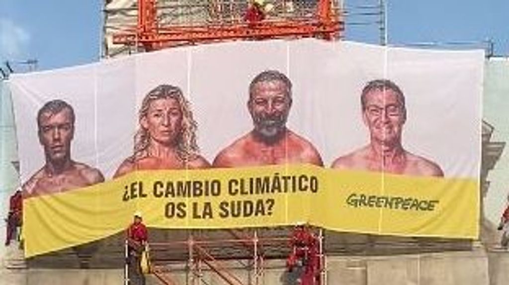 Greenpeace pregunta a los políticos: "¿El cambio climático os la suda?"