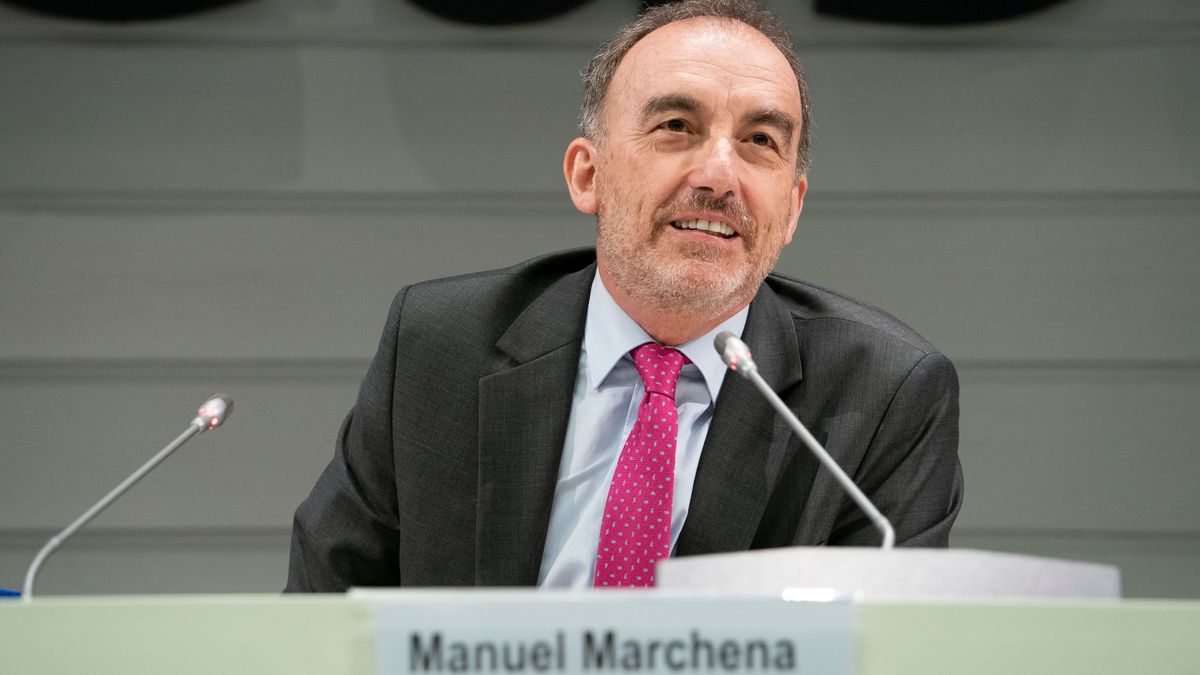 Manuel Marchena, presidente de la Sala Segunda del Tribunal Supremo, durante una conferencia en Bilbao