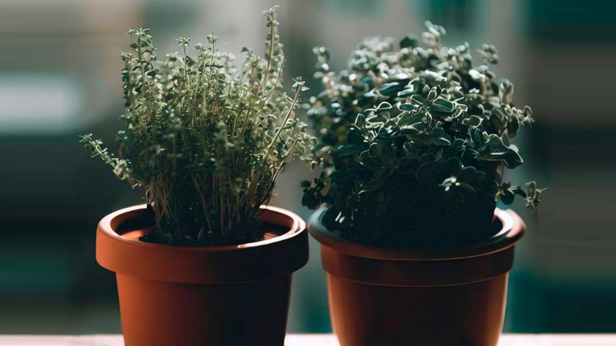 Plantas aromáticas en casa