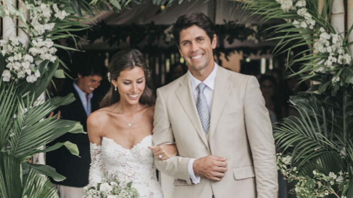 Ana Boyer y Fernando Verdasco el día de su boda